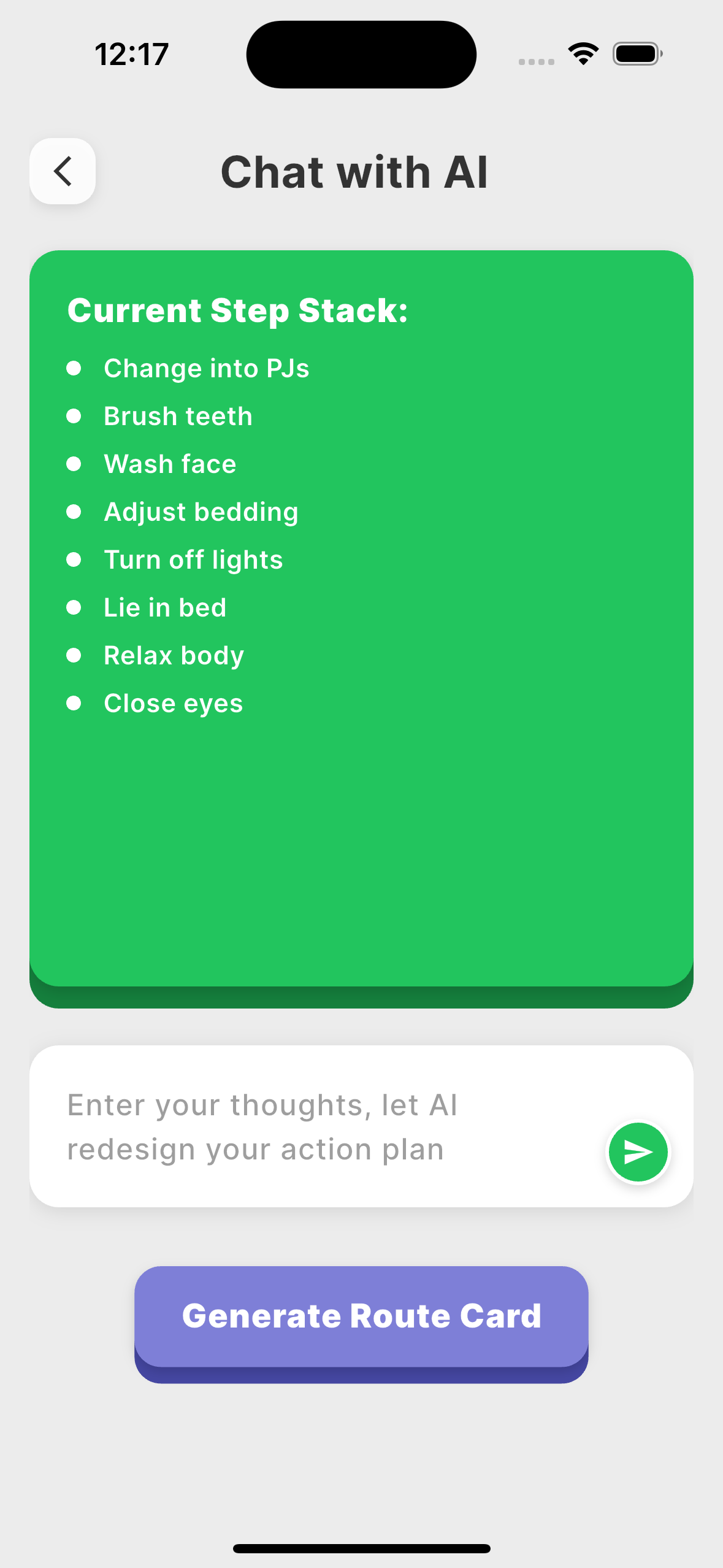 AI Assistant Interface