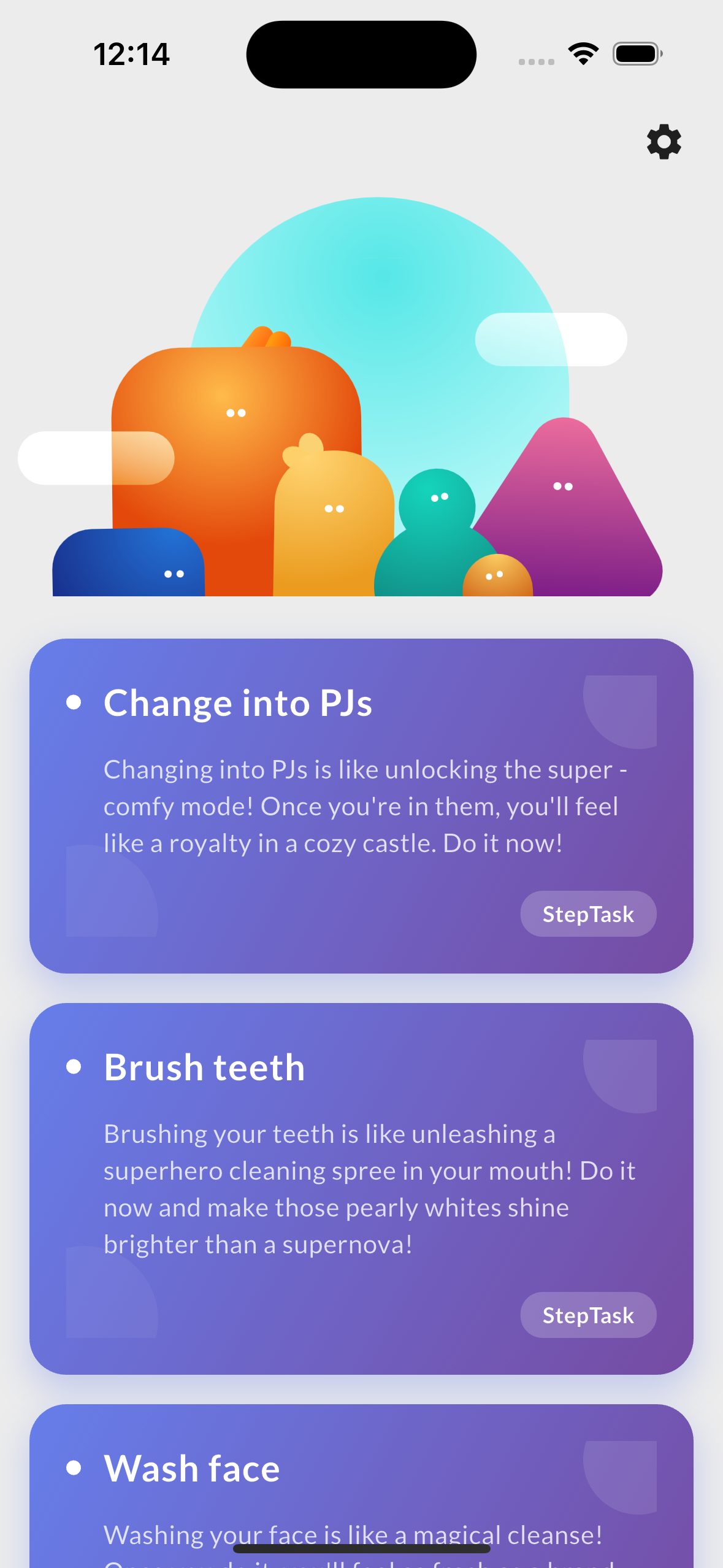 Step Joy App Interface